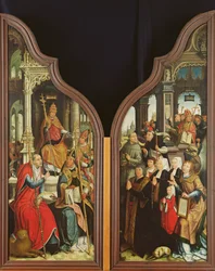 Os Padres da Igreja e os doadores, do Tríptico da Imaculada Conceição